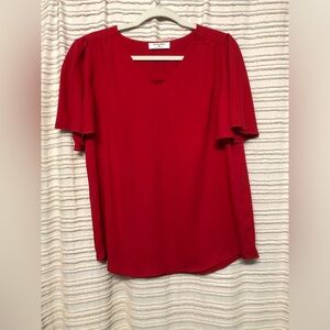 Zenana Red Boutique Top